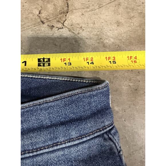 Mother The Runaway Step Fray Blue Jeans In Leaps And Bounds size 29 X 30 - Picture 13 of 16